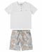 Conjunto Camiseta e Bermuda Sarja Infantil Masculino Onda Marinha - Marca Onda Marinha