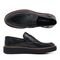 Sapato Masculino Malbork Casual Loafer em Couro Preto Sola Borracha 2401_01P - Marca Malbork