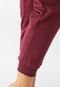 Pijama de Moletom Hering Longo Liso Vinho - Marca Hering