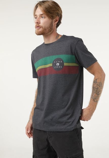 Camiseta Hang Loose Rasta Grafite - Marca Hang Loose