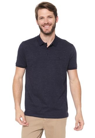 Camisa Polo Reserva Reta Duna Azul-marinho