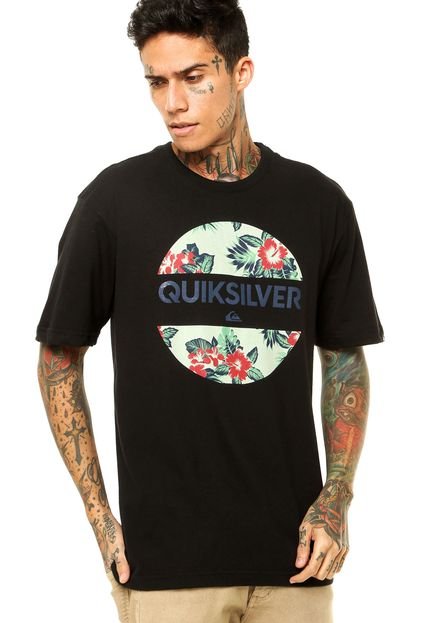 Camiseta Quiksilver Circle Damos Garden Preta - Marca Quiksilver