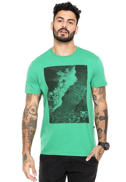 Camiseta Oakley Tormenta Verde - Marca Oakley