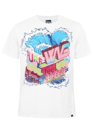 Camiseta Wave Giant Breeze Off-White