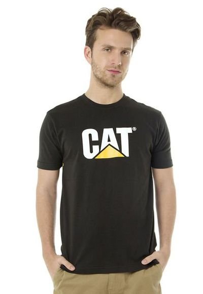 algodón Babosa de mar Hierbas Camiseta Caterpillar Cat Logo Tee Negro - Compra Ahora | Dafiti Colombia