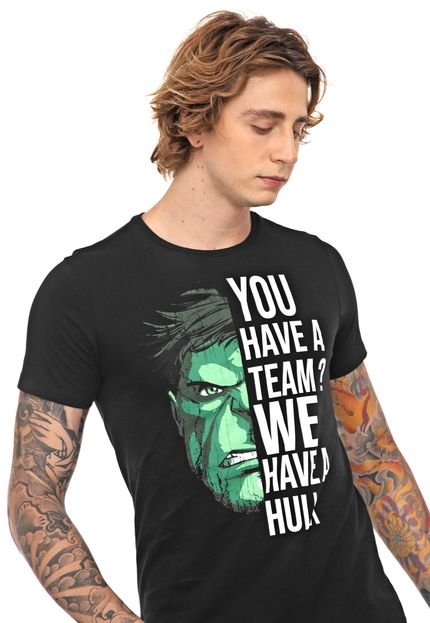 Camiseta Cativa Marvel Hulk Preta - Marca Cativa Marvel