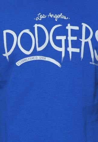 Camiseta New Era Letter 9 Los Angeles Dodgers Azul