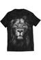 Camiseta Leão Tribo Judá Felino Black Lion T shirt - Marca Di Nuevo