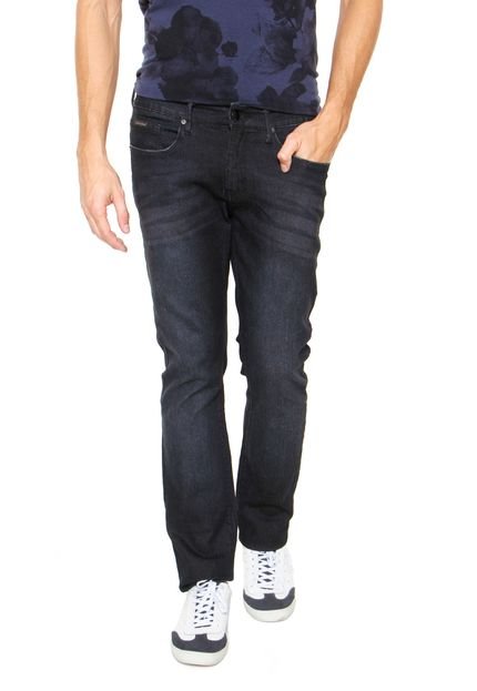 Calça Jeans Calvin Klein Jeans Slim Azul-Marinho - Marca Calvin Klein Jeans