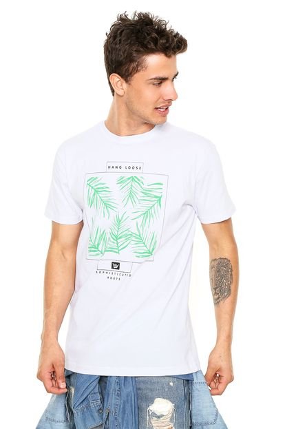 Camiseta Hang Loose Tropical Branca - Marca Hang Loose