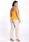 Blusa Plus Size em Viscose com Recorte Decote - Marca Lunender