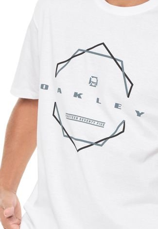 Camiseta Oakley Cranked Hex Branca
