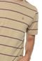 Camiseta Volcom Pure Stripe Bege - Marca Volcom