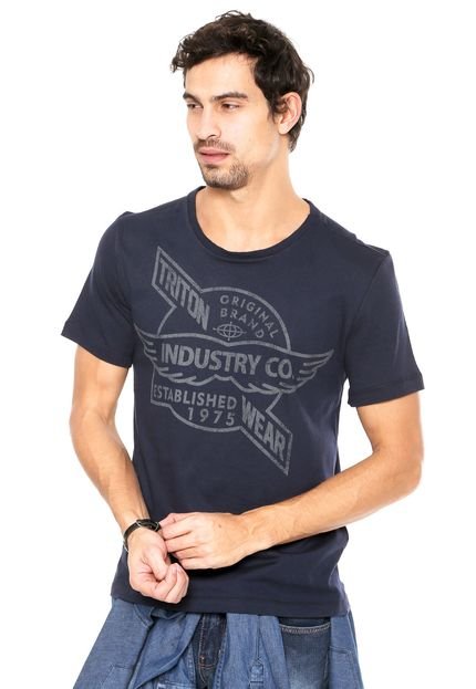 Camiseta Triton Industry  Azul-Marinho - Marca Triton