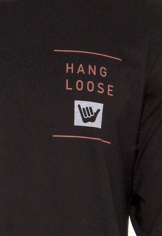 Camiseta Hang Loose Authentic Preto