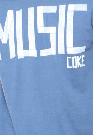 Camiseta Coca-Cola Jeans Music Azul