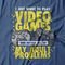 Camiseta Feminina Just Play Videogames - Azul Genuíno - Marca Studio Geek 