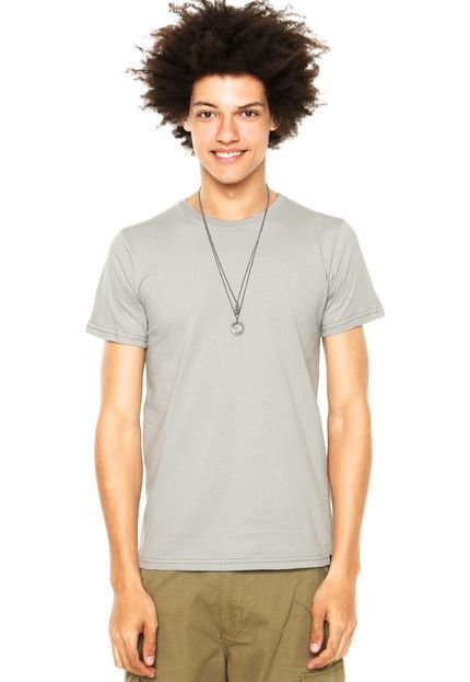 Camiseta KN Clothing & Co Basic DeLarge Cinza - Marca KN Clothing & Co.