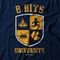 Camiseta Feminina 8 Bits University - Azul Marinho - Marca Studio Geek 