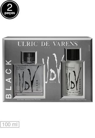 Kit Perfume UDV Black Ulric de Varens 100ml