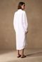 Vestido Chemise Lauren Ralph Lauren Midi Bolsos Branco - Marca Lauren Ralph Lauren