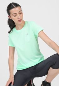 Camiseta Verde UNDER ARMOUR Tech SSC - Twist