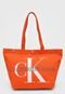 Bolsa Calvin Klein Monograma Laranja - Marca Calvin Klein