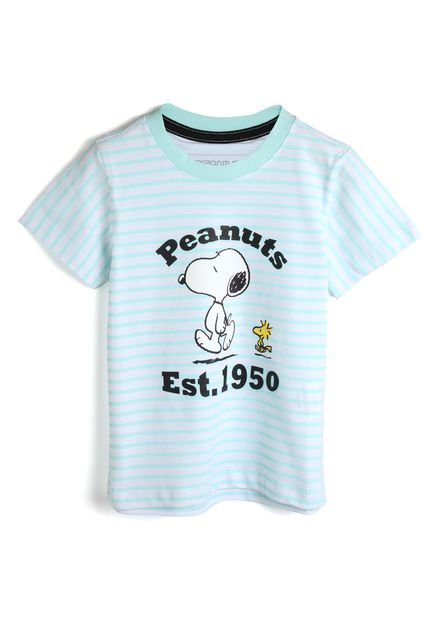 Camiseta Tricae Menino Snoopy Azul - Marca Tricae