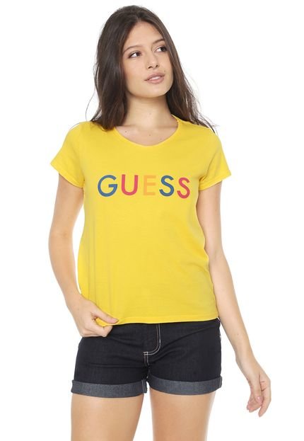 Blusa Guess Cores Amarela - Marca Guess