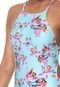 Body CIA.MARITIMA Floral Azul - Marca CIA.MARITIMA