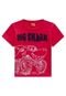Conjunto Infantil Menino Camiseta   Bermuda Kyly Vermelho - Marca Kyly