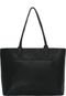 Bolsa Sacola WJ Bordado Preto - Marca WJ