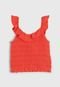 Blusa GAP Babado Laranja - Marca GAP