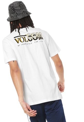 Camiseta Volcom Half Tone Branca