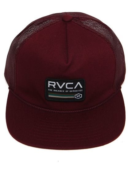 Boné RVCA Trucker Mechanic II Vinho - Marca RVCA