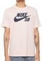 Camiseta Nike SB Dry Dfct Logo Rosa - Marca Nike SB