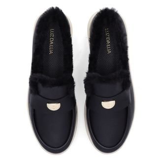 Loafer Couro Luz da Lua - 56150016 Luz Da Lua Preto