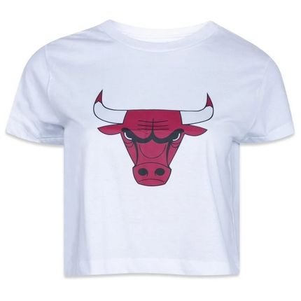 Camiseta New Era Regular Chicago Bulls Branco - Marca New Era