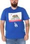 Camiseta New Era Los Angeles Dodgers Azul - Marca New Era