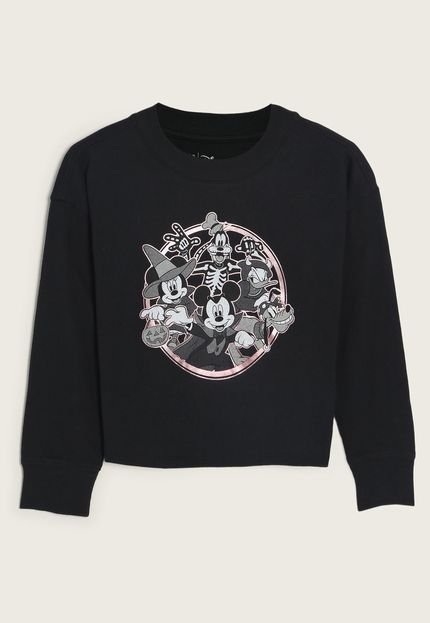 Camiseta Infantil GAP Mickey Mouse Preta - Marca GAP