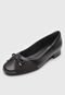 Scarpin Comfortflex Recorte Preto - Marca Comfortflex