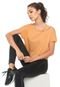 Camiseta Cropped Colcci Fitness Recorte Laranja - Marca Colcci Fitness