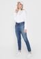 Calça Jeans Lacoste Skinny Estonada Azul - Marca Lacoste