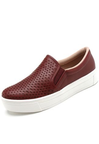 Slip On DAFITI SHOES Lasercut Branco - Compre Agora