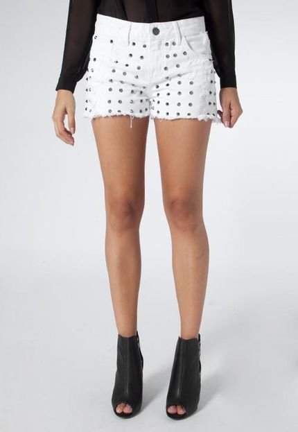 Short Jeans Canal Susy Branco - Marca Canal
