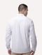 Camisa Ellus Masculina Slim Tricoline Oregon Anatomic Listrada Branca - Marca Ellus