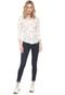 Camisa Aishty Reta Estampada Off-white - Marca Aishty