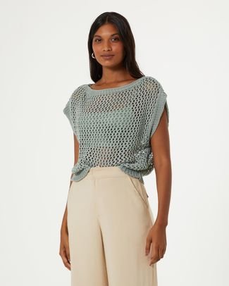 Blusa Tricot Mariana - Verde Naturalle