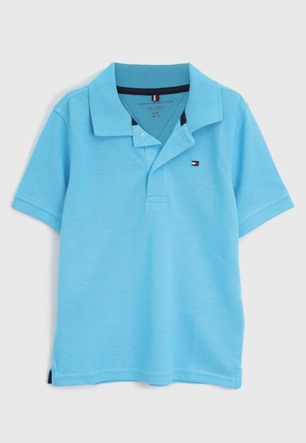 Camisa Polo Tommy Hilfiger Kids Infantil Logo Azul - Marca Tommy Hilfiger Kids
