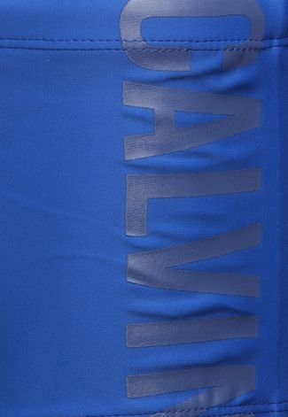 Sunga Calvin Klein Slip Logo Azul